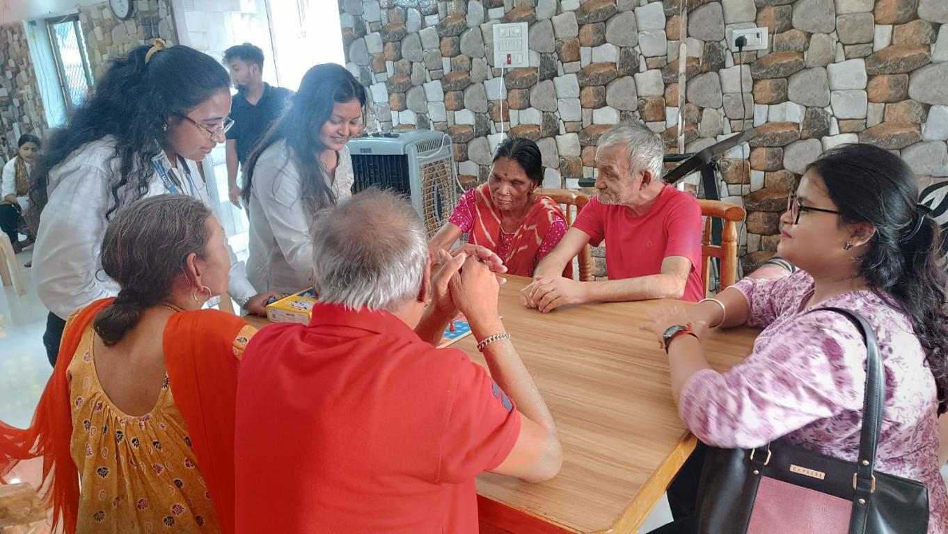 IIBM Patna and CED Patna Organise Heartwarming Event at Aashraya Old Age Home